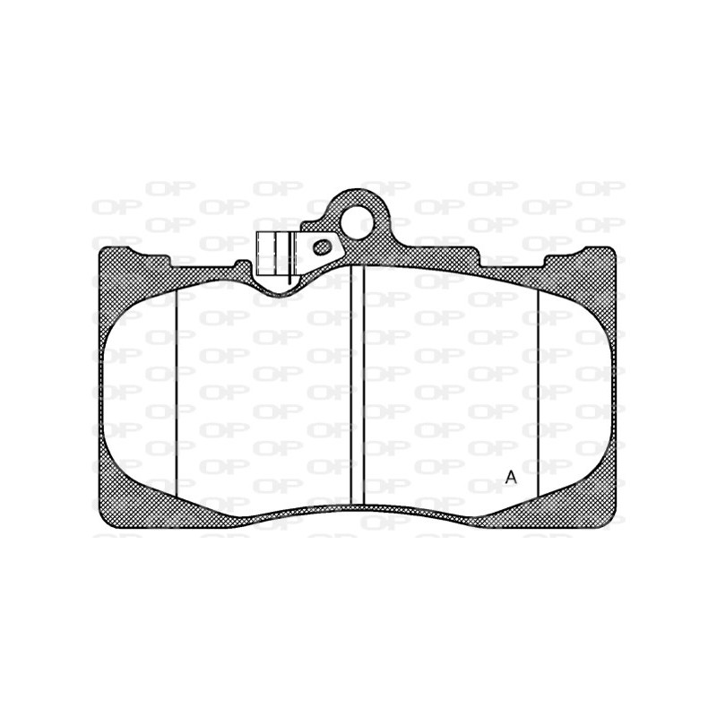 BRAKE PADS OPEN PARTS 1PCS 