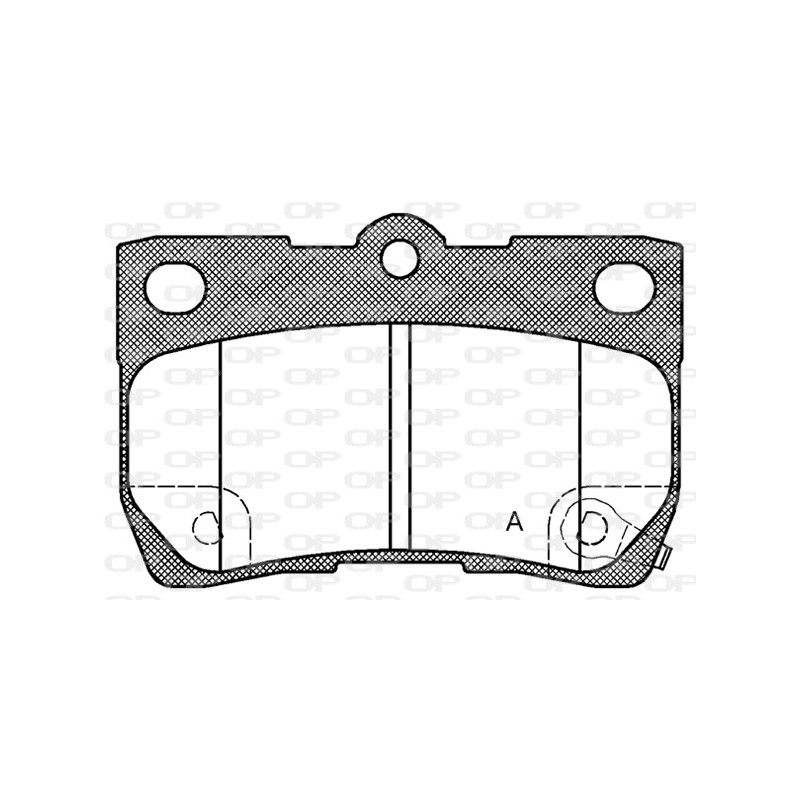 BRAKE PADS OPEN PARTS 1PCS ... 