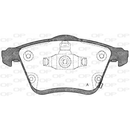 BRAKE PADS OPEN PARTS 1PCS ... 