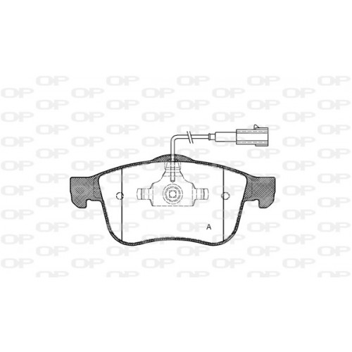 BRAKE PADS OPEN PARTS 1PCS 