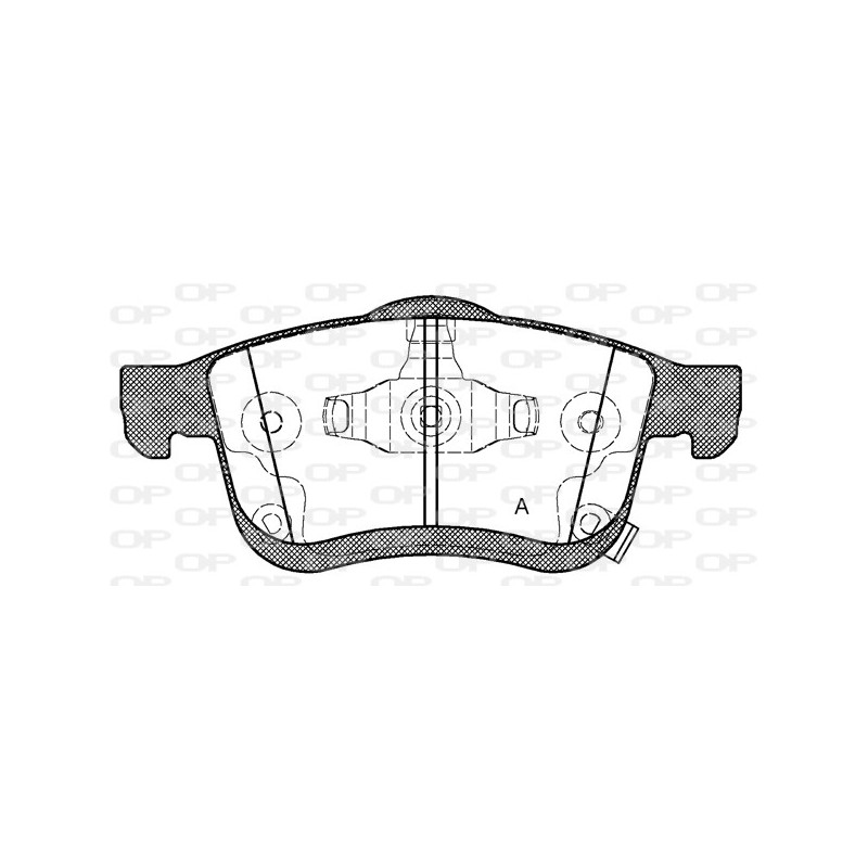 BRAKE PADS OPEN PARTS 1PCS 