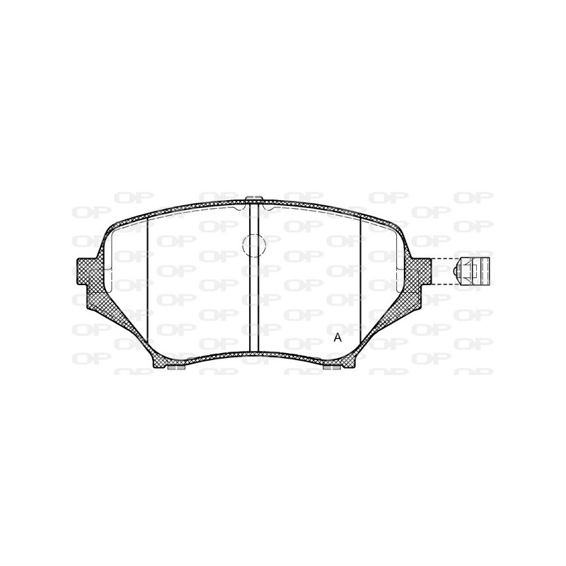 BRAKE PADS OPEN PARTS 1PCS 