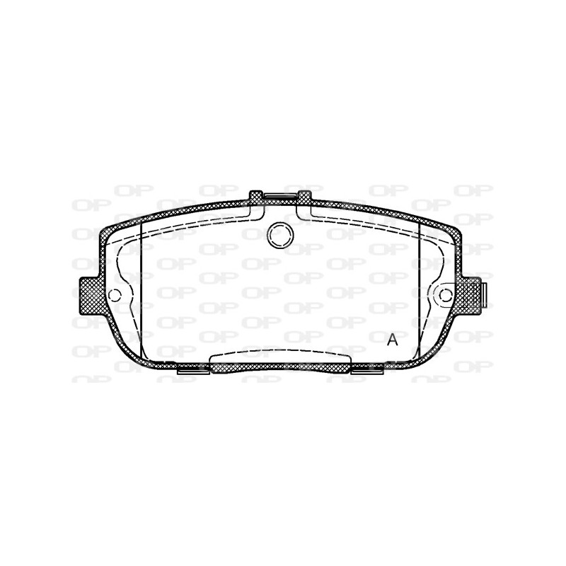 BRAKE PADS OPEN PARTS 1PCS 