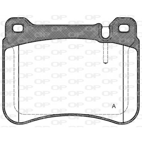 BRAKE PADS OPEN PARTS 1PCS 