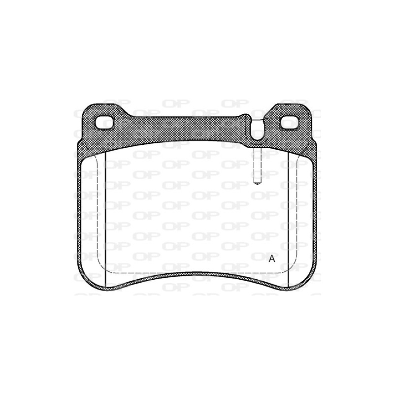 BRAKE PADS OPEN PARTS 1PCS 