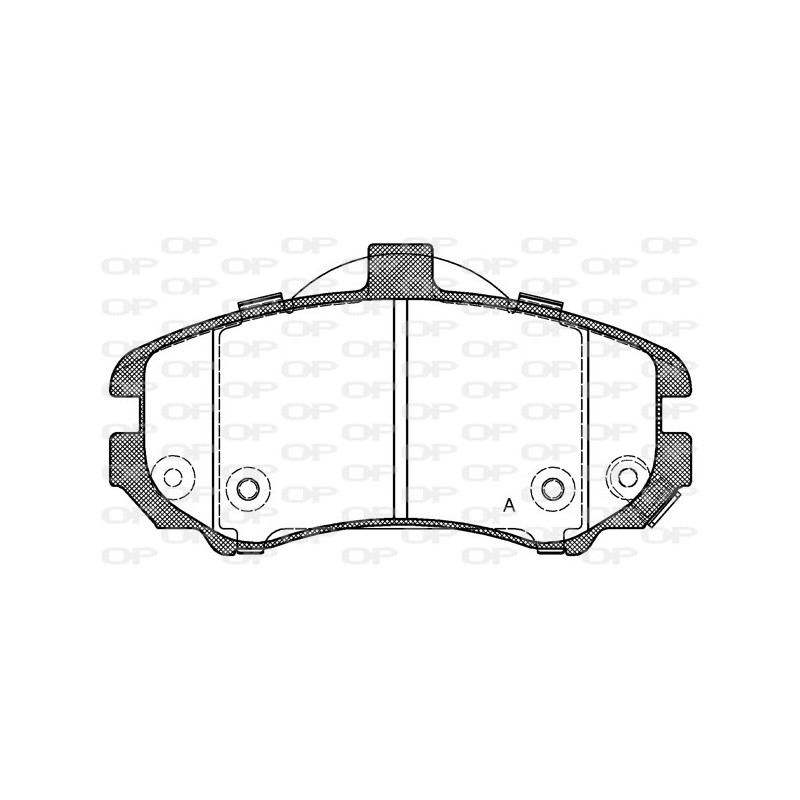 BRAKE PADS OPEN PARTS 1PCS ... 