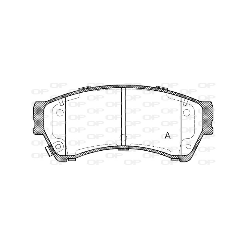 BRAKE PADS OPEN PARTS 1PCS 