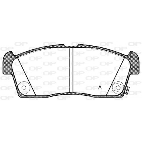 BRAKE PADS OPEN PARTS 1PCS 