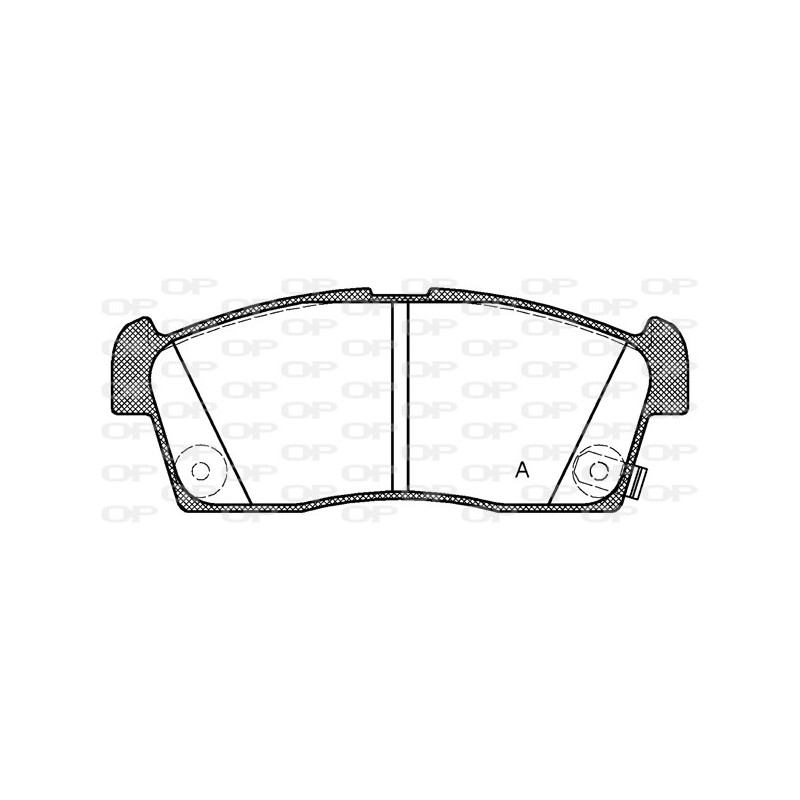 BRAKE PADS OPEN PARTS 1PCS 