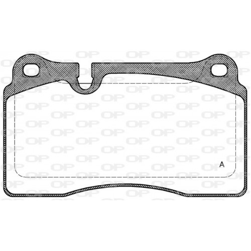 BRAKE PADS OPEN PARTS 1PCS 