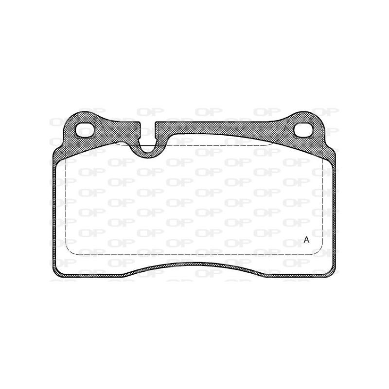 BRAKE PADS OPEN PARTS 1PCS 