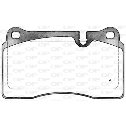 BRAKE PADS OPEN PARTS 1PCS 