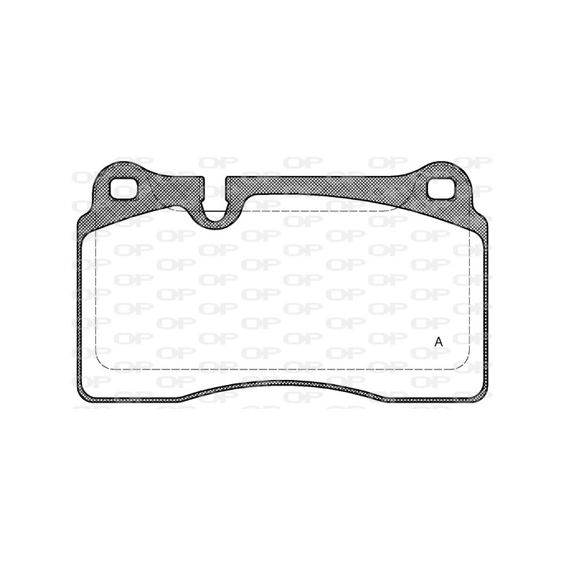 BRAKE PADS OPEN PARTS 1PCS 