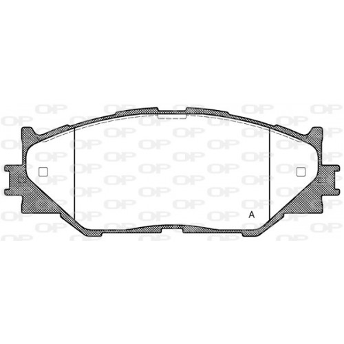 BRAKE PADS OPEN PARTS 1PCS 