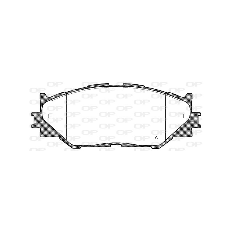 BRAKE PADS OPEN PARTS 1PCS 