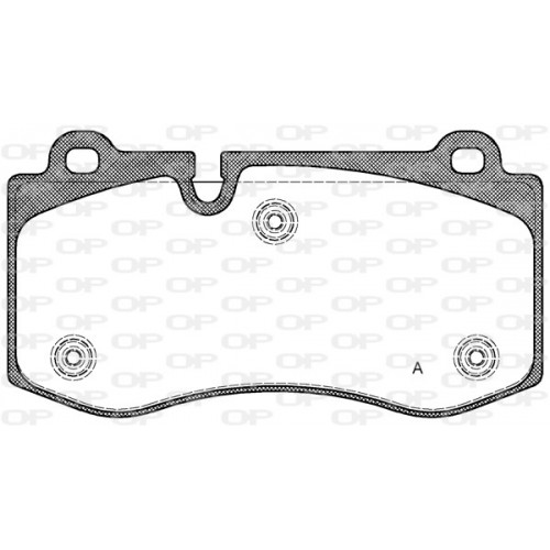 BRAKE PADS OPEN PARTS 1PCS 