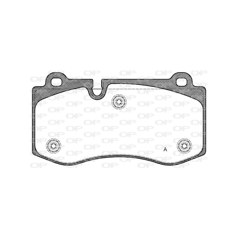 BRAKE PADS OPEN PARTS 1PCS 