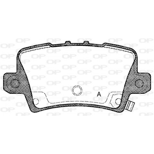 BRAKE PADS OPEN PARTS 1PCS 