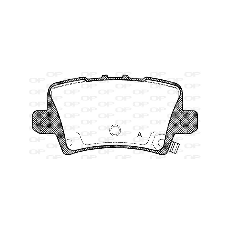 BRAKE PADS OPEN PARTS 1PCS 