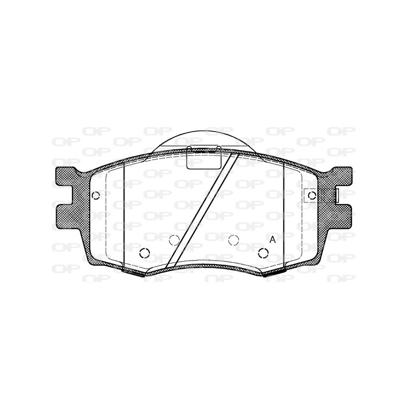 BRAKE PADS OPEN PARTS 1PCS 