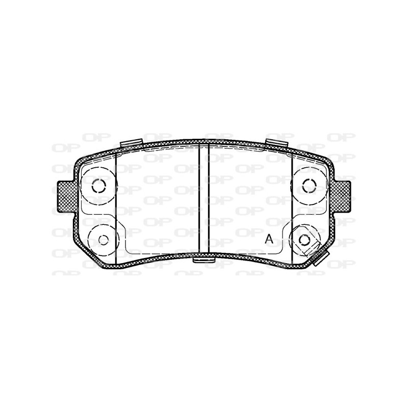 BRAKE PADS OPEN PARTS 1PCS 