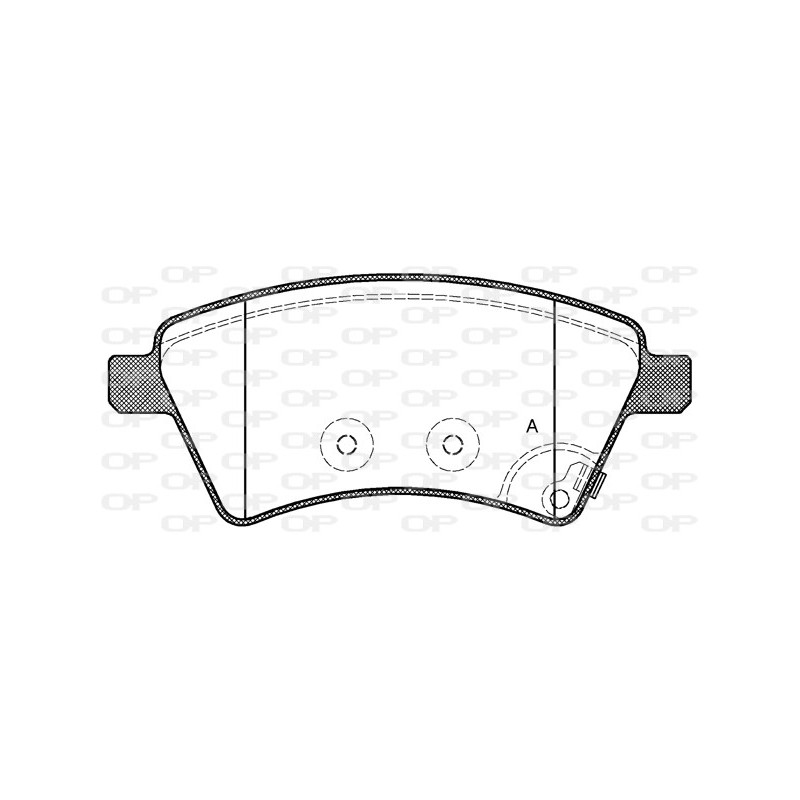 BRAKE PADS OPEN PARTS 1PCS 