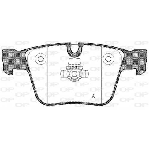 BRAKE PADS OPEN PARTS 1PCS ... 