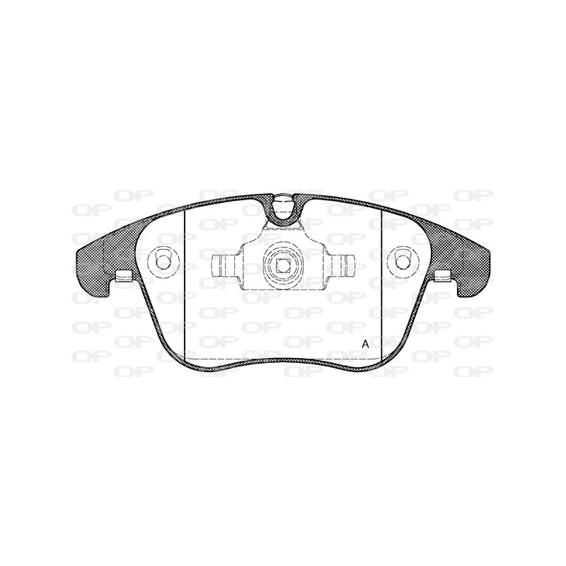 BRAKE PADS OPEN PARTS 1PCS 