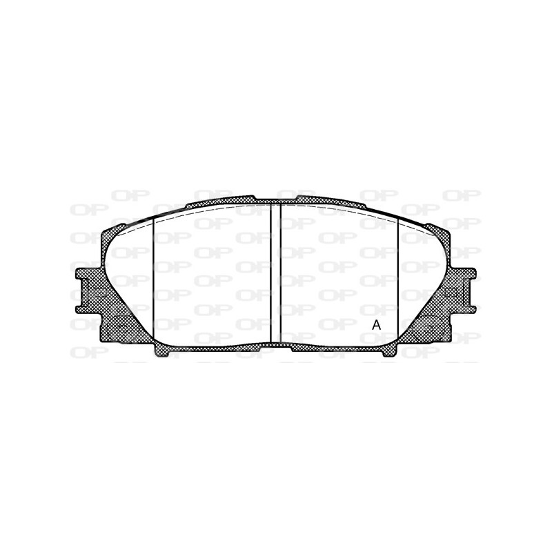 BRAKE PADS OPEN PARTS 1PCS 