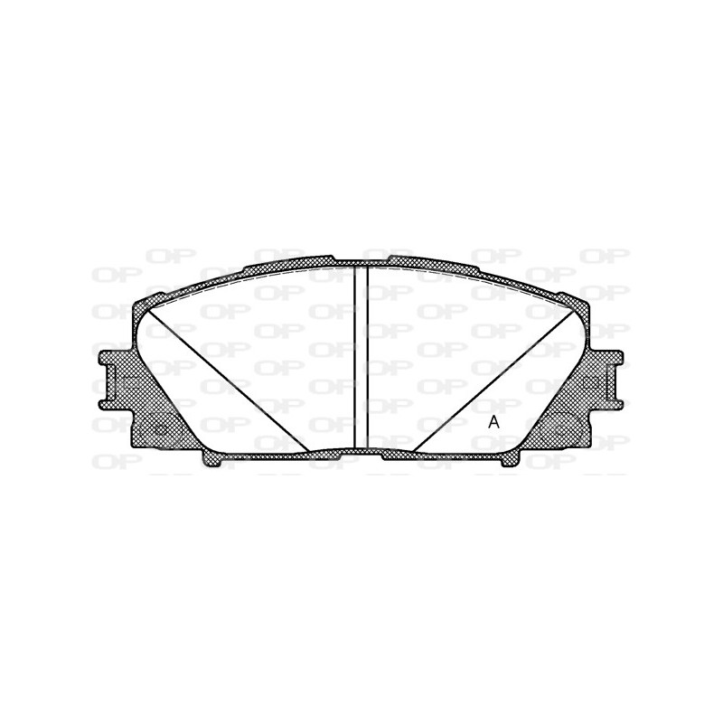 BRAKE PADS OPEN PARTS 1PCS 