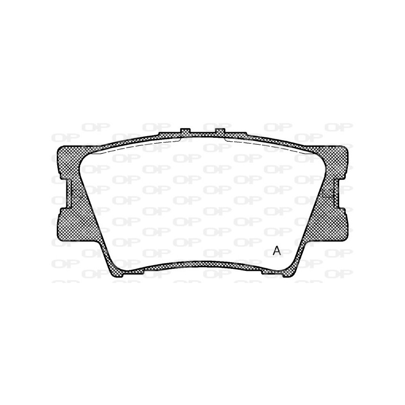 BRAKE PADS OPEN PARTS 1PCS 