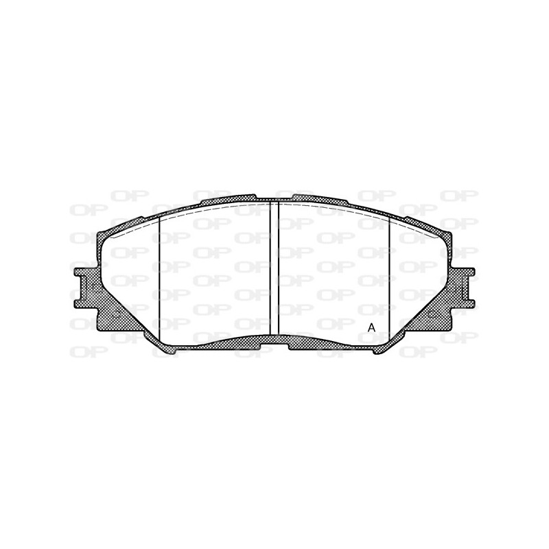 BRAKE PADS OPEN PARTS 1PCS 