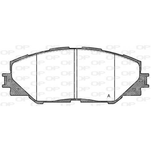 BRAKE PADS OPEN PARTS 1PCS 