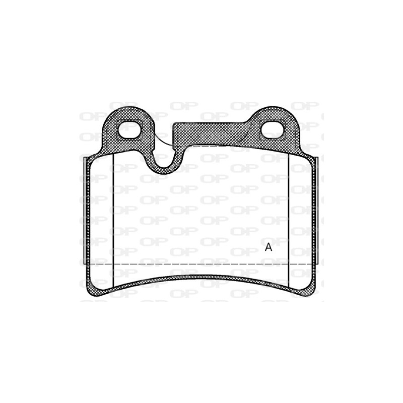 BRAKE PADS OPEN PARTS 1PCS 