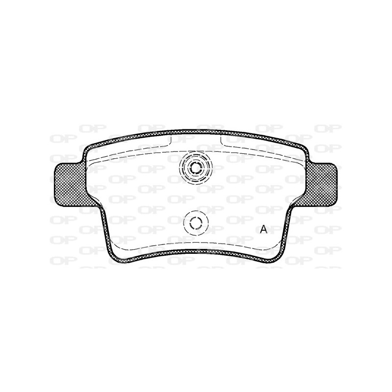 BRAKE PADS OPEN PARTS 1PCS 