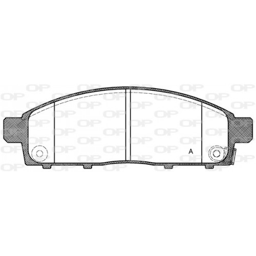 BRAKE PADS OPEN PARTS 1PCS 