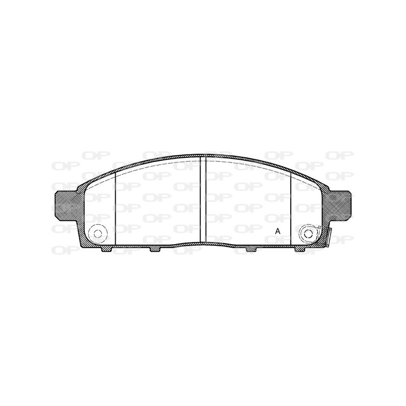 BRAKE PADS OPEN PARTS 1PCS 