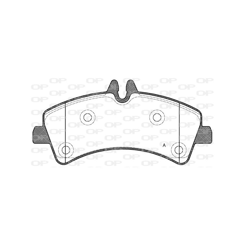 BRAKE PADS OPEN PARTS 1PCS 