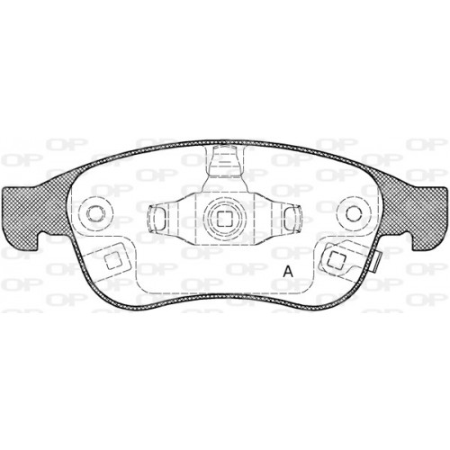 BRAKE PADS OPEN PARTS 1PCS 