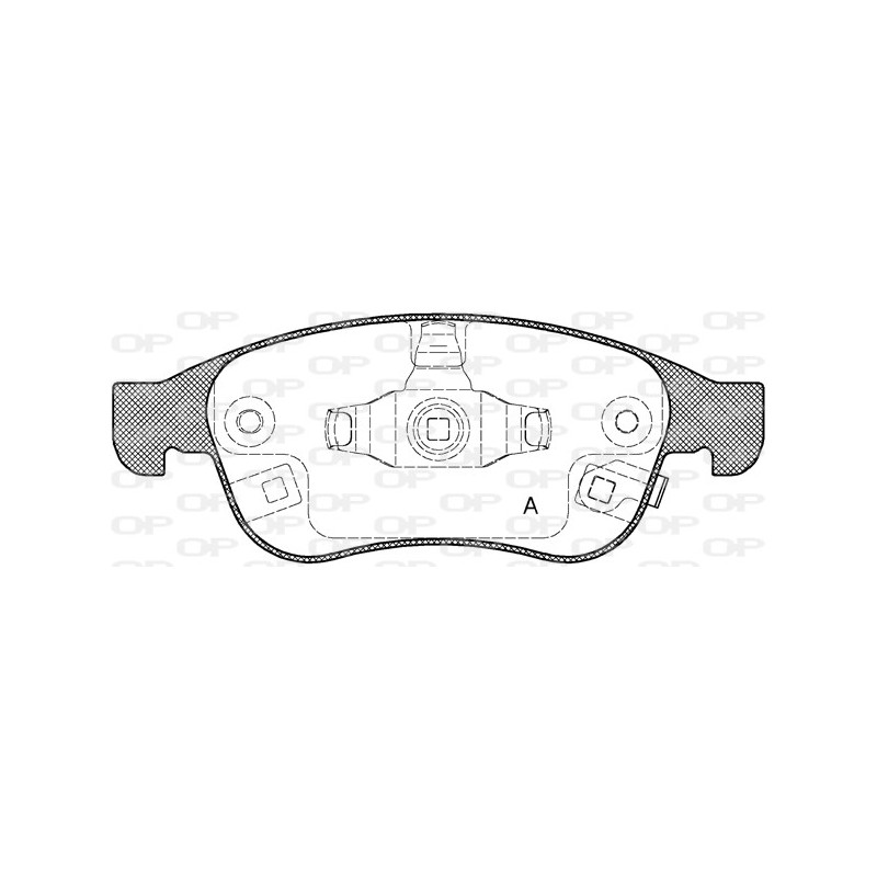 BRAKE PADS OPEN PARTS 1PCS 