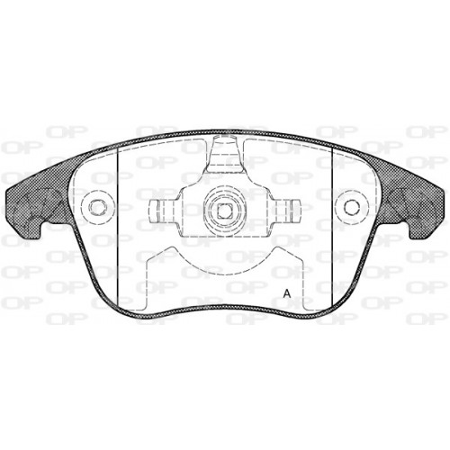 BRAKE PADS OPEN PARTS 1PCS 