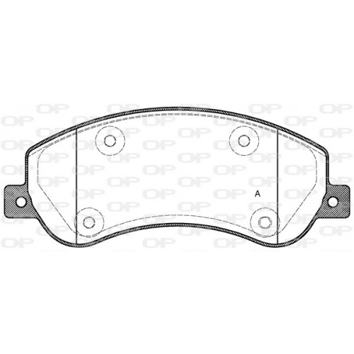 BRAKE PADS OPEN PARTS 1PCS 