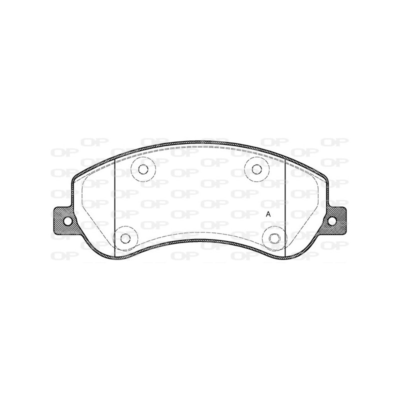 BRAKE PADS OPEN PARTS 1PCS 