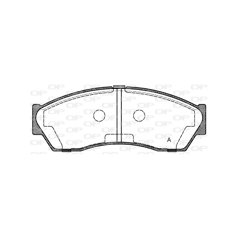 BRAKE PADS OPEN PARTS 1PCS 