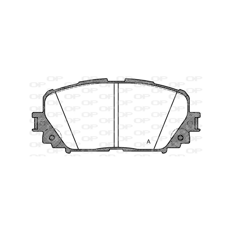 BRAKE PADS OPEN PARTS 1PCS 