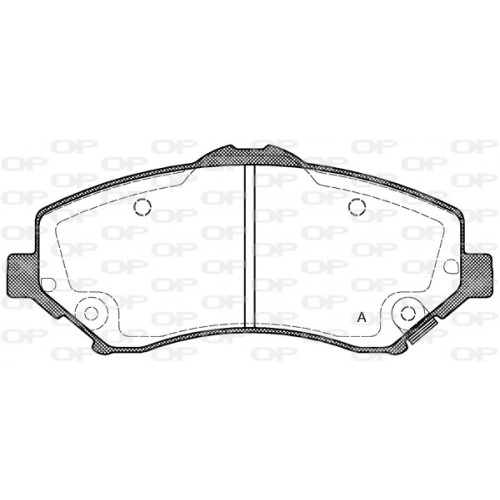 BRAKE PADS OPEN PARTS 1PCS 