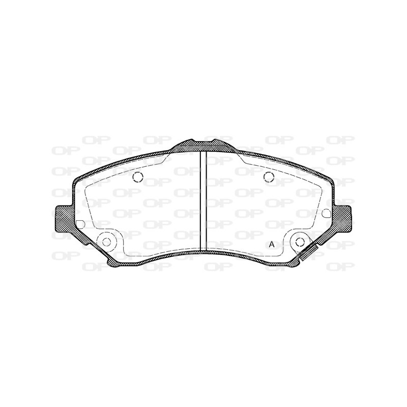 BRAKE PADS OPEN PARTS 1PCS 