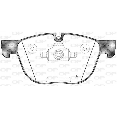 BRAKE PADS OPEN PARTS 1PCS 