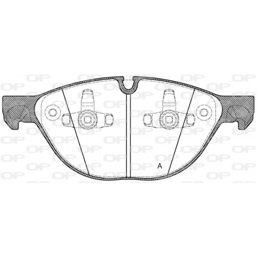 BRAKE PADS OPEN PARTS 1PCS 