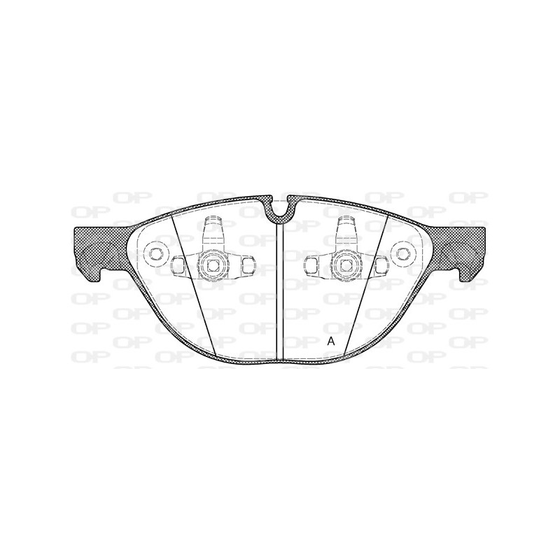 BRAKE PADS OPEN PARTS 1PCS 